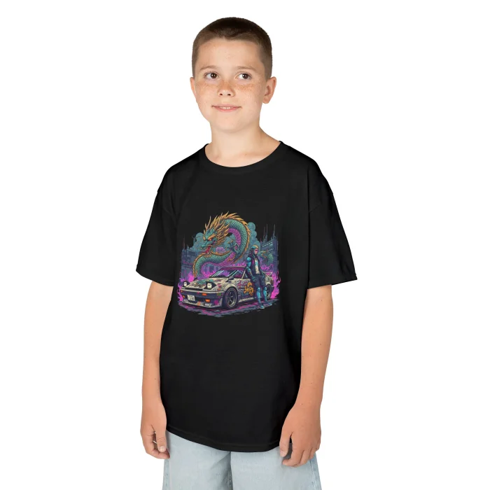 T-shirt Dziecięcy z nadrukiem Dragon's Ride